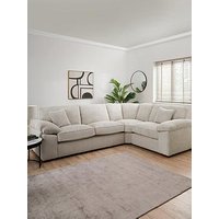 Very Home Clayton Right Hand Corner Fabric Sofa - Made To Order In The Uk