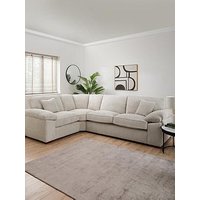 Very Home Clayton Left Hand Corner Fabric Sofa - Made To Order In The Uk