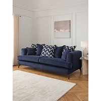 Very Home Mayfair 4 Seater Scatter Back Fabric Sofa - Made To Order In The Uk