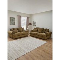 Very Home Amersham 3 + 2 Seater Scatter Back Fabric Sofas Set (Buy &Amp; Save!) - Made To Order In The Uk