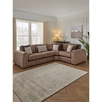 Very Home Amara Right Hand Double Arm Corner Group Sofa - Made To Order In The Uk