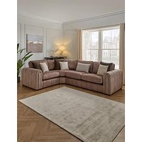 Very Home Amara Lh Double Arm Corner Group - Made To Order In The Uk