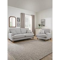 Very Home Bay Stripe 3 Seater Sofa + Armchair Set (Buy &Amp; Save!) - Made To Order In The Uk
