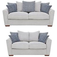Very Home Bloom Fabric 3 Seater + 2 Seater Sofa Set (Buy And Save!) - Made To Order In The Uk