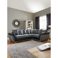 Very Home Danube Fabric/Faux Leather Right Hand Corner Group Scatter Back Sofa - Fsc&Reg; Certified