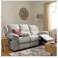 Very Home Albion Fabric 3 Seater High Back Manual Recliner Sofa