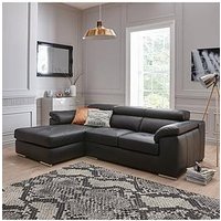 Very Home Brady 100% Premium Leather 3 Seater Left-Hand Chaise Sofa - Fsc&Reg; Certified