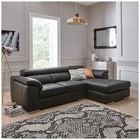 Very Home Brady 100% Premium Leather 3 Seater Right Hand Chaise Sofa - Fsc&Reg; Certified