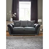 Very Home Danube Fabric/Faux Leather 2 Seater Sofa - Fsc&Reg; Certified
