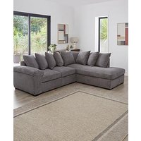 Very Home Amalfi Right Hand Scatter Back Fabric Corner Chaise Sofa - Fsc&Reg; Certified