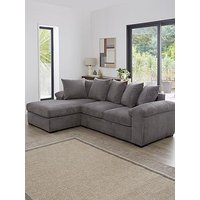 Very Home Amalfi Left Hand Scatter Back Fabric 3 Seater Chaise Sofa - Fsc&Reg; Certified