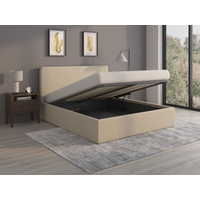 Snuggle Beds Olivia King Size Olivia Beige Ottoman Bed