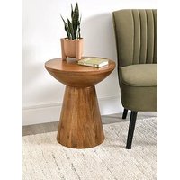 Very Home Drum Side Table In Walnut - Fsc&Reg; Certified