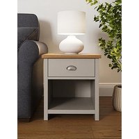 Gfw Lancaster Lamp Table - Grey/Oak