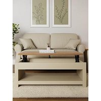 Gfw Lancaster Lift Up Coffee Table - Cream