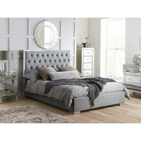 Birlea Chelsea King Size Grey Fabric Fabric Bed