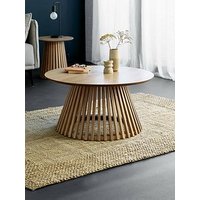 Julian Bowen Ollie Slatted Coffee Table - Natural Oak