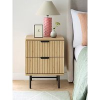 Very Home Harlow 2 Drawer Bedside - Fsc&Reg; Certified