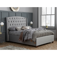 Birlea Balmoral Fabric Grey Super King Fabric Bed