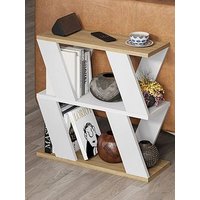 Decortie Lazena Sofa Side Table - Oak/White