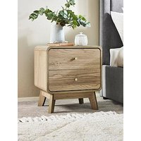 Julian Bowen Ingrid 2 Drawer Bedside Table