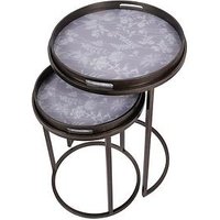 Laura Ashley Tidworth Set Of 2 Side Tray Tables