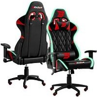 Brazen Venom Esports Elite Pc Gaming Chair - Rgb Compatible - Red