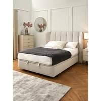 Very Home Jasper Lift Up Storage Bed Frame With Mattress Options (Buy &Amp; Save!) - Ivory