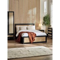 Julian Bowen Padstow Lift Up Ottoman Bed Frame - Black - King