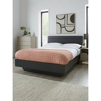 Very Home Hava Bed With Mattress Options (Buy &Amp; Save!) - Bed Frame With Microquilt Mattress