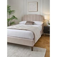 Very Home Rene Bed With Mattress Options (Buy &Amp; Save!) - Bed Frame With Microquilt Mattress