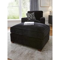 Very Home Monaco Large Fabric Footstool - Made To Order In The Uk