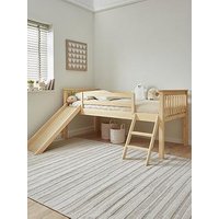 Very Home Novara Mid Sleeper Bed With Slide - With Mattress Options (Buy &Amp; Save!)  - Bed Frame Only