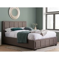 Birlea Hannover Fabric Grey King Size Grey Fabric Bed