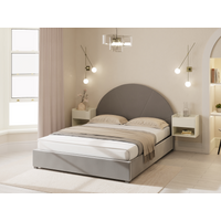 GFW Eldon Side Lift King Size Grey Fabric Ottoman Bed