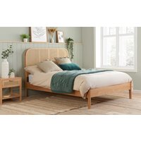 Birlea Margot Rattan Bed Frame, Superking, Black