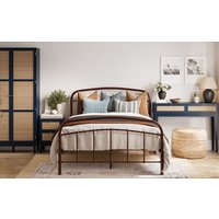 LPD Halston Metal Bed Frame, Single, Black