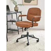 Very Home Byrne Faux Leather Office Chair - Tan - Fsc&Reg; Certified