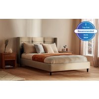 Silentnight Lilith Upholstered Bed Frame, King Size, Pebble