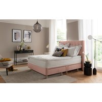 Silentnight Bloomsbury Dusky Pink Velvet Bed Frame, King Size, 4 Drawers