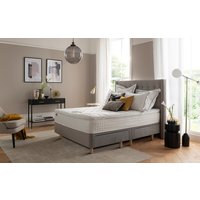 Silentnight Bloomsbury Silver Velvet Bed Frame, Superking, 2 Drawers