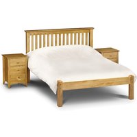 Julian Bowen Barcelona Low Foot End King Size Waxed Pine Wooden Bed