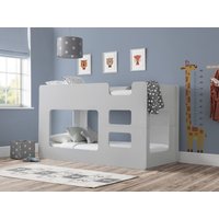 Julian Bowen Solar Bunk Single Dove Grey Bunk Bed