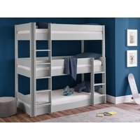 Julian Bowen Trio Triple Sleeper Bunk Bed Single Dove Grey Bunk Bed