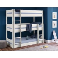 Julian Bowen Trio Triple Sleeper Bunk Bed Single Surf White Bunk Bed