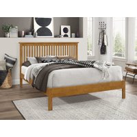Time Living Ascot King Size Oak Wooden Bed