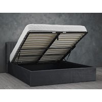 LPD Furniture Berlin Ottoman Silver King Size Ottoman Bed