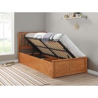 Bedmaster Francis Single Oak Ottoman Bed