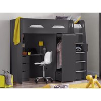Julian Bowen Pegasus Highsleeper Single Anthracite High Sleeper