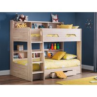 Julian Bowen Orion Bunk Bed Single Oak Bunk Bed